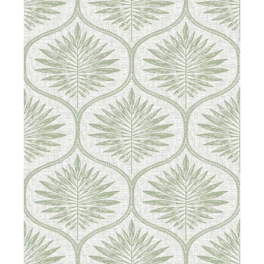 Wallpops Green Primitive Leaves Peel & Stick Wallpaper By Nuwallpaper | 20.5" x 18ft | Michaels®
